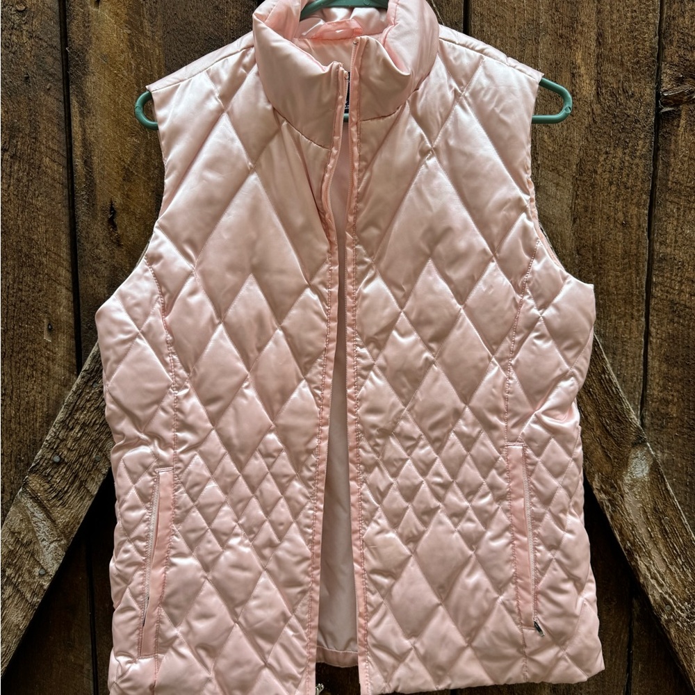 Pink Quilted Vest